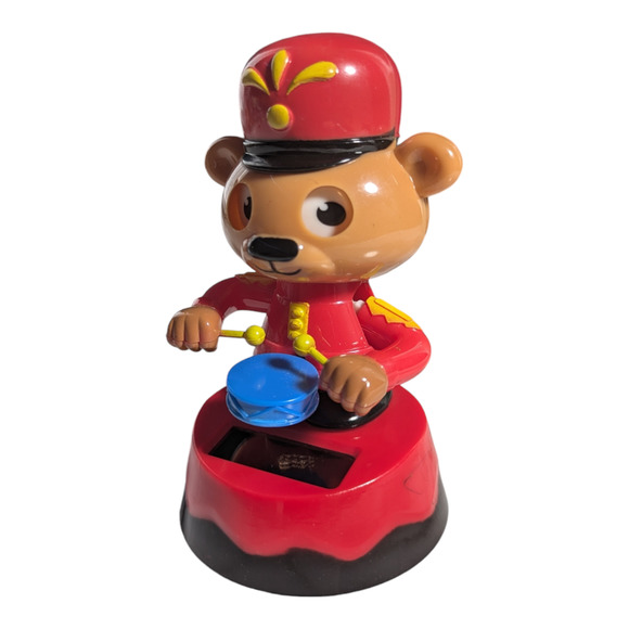 Solar Powered Dancing ~ Holiday ~ LITTLE DRUMMER BEAR ~ 2015 - Picture 3 of 6